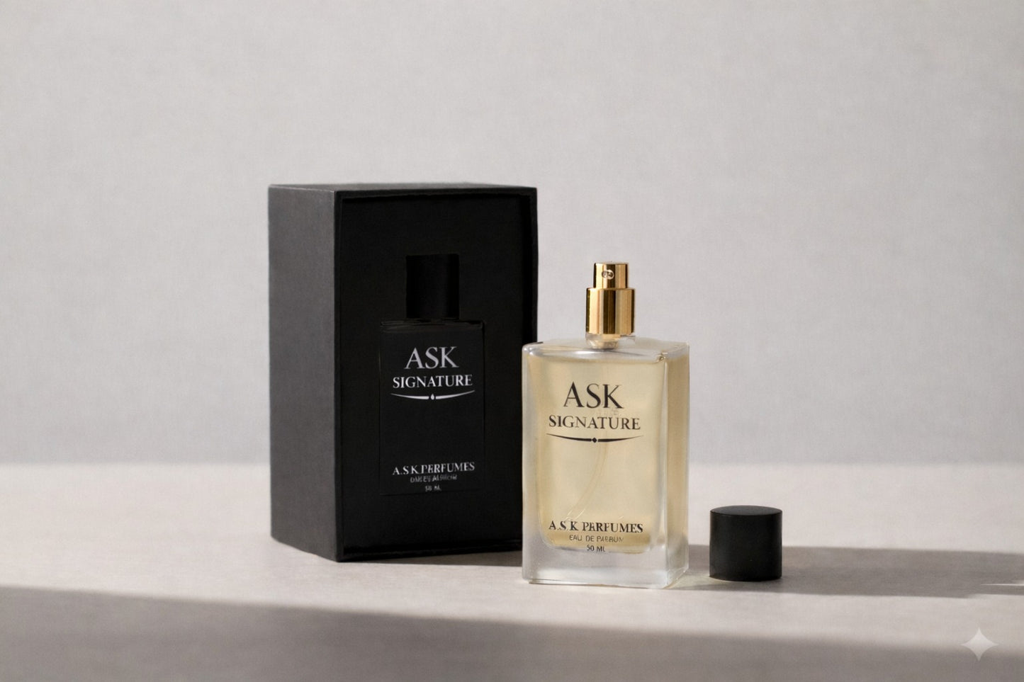ASK Signature Key – Luxury Inspired Unisex EDP Perfume with Cardamom, Toffee & Amberwood - Office & Everyday Scent | 50ml